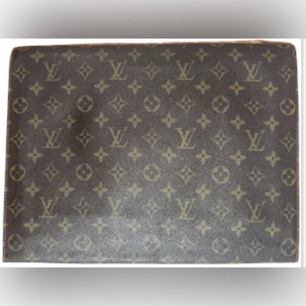 Louis Vuitton Ministre Porte Monogram Vintage Portfolio Document Briefcase RARE!